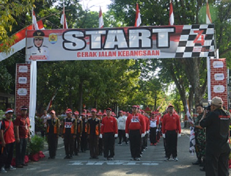 Lomba Gerak Jalan Tingkat SMP, SMA dan seluruh OPD Se-Kabupaten Grobogan