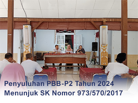 Penyuluhan PBB-P2 Tahun 2024 Oleh BPPKAD Kab. Grobogan