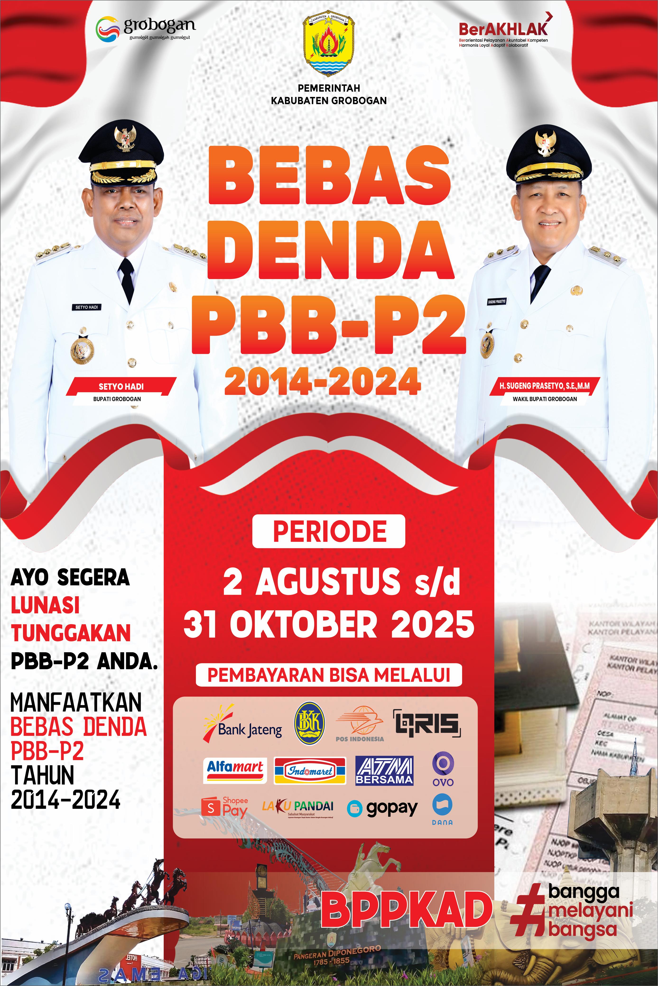 BEBAS DENDA PBB-P2 2014-2025 KABUPATEN GROBOGAN